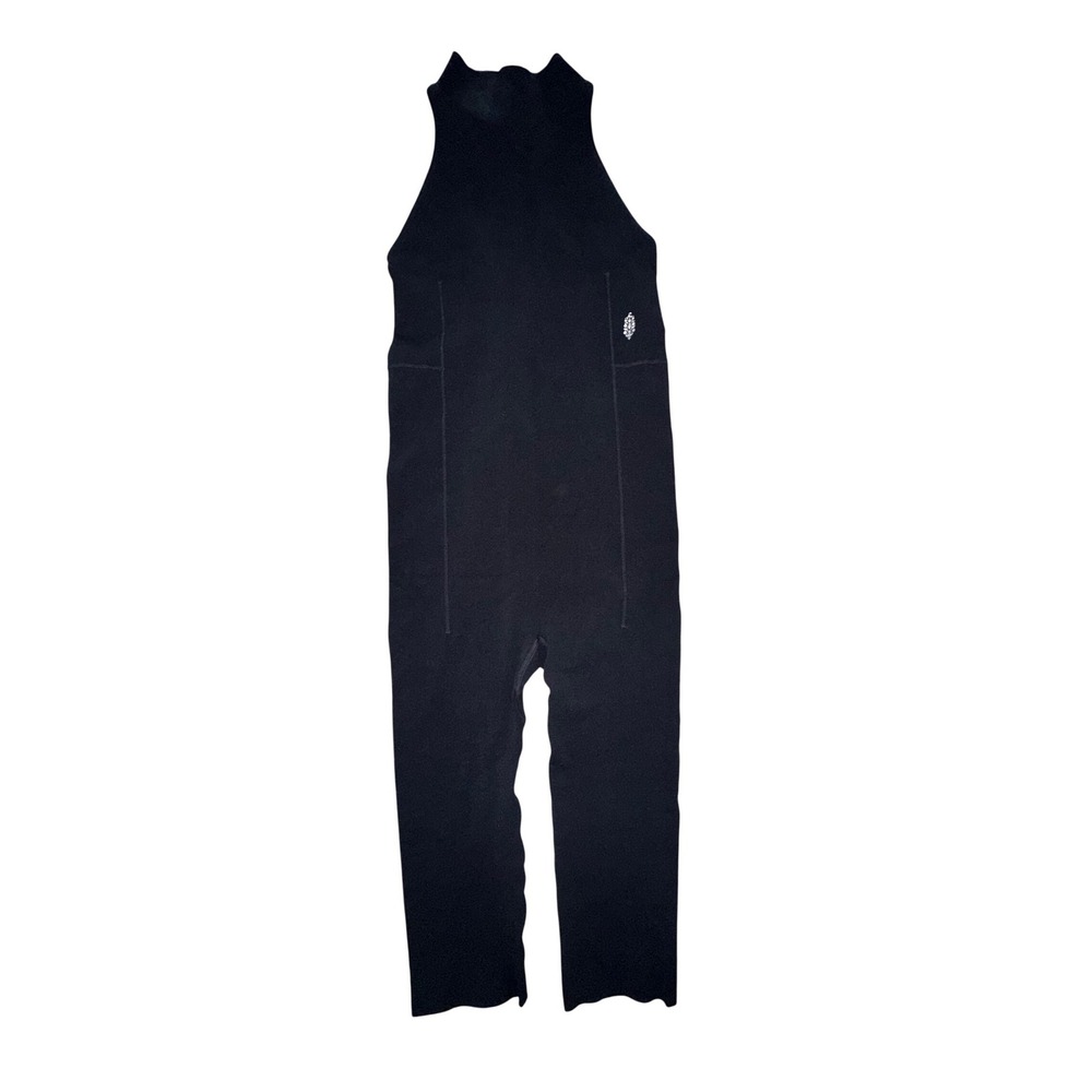 FREE PEOPLE FP MOVEMENT High Side One-Piece Jumpsuit Size XS Black